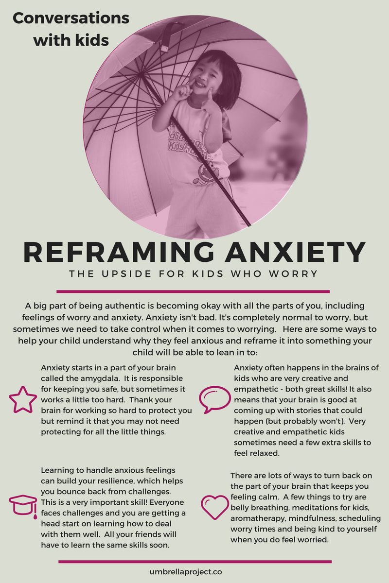 Conversations with kids: Reframing anxiety