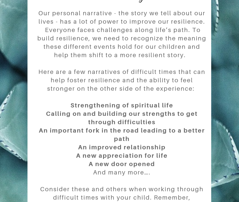 Personal Narratives to Foster Resilience: Today’s Resilience Building Tip with Dr. Jen